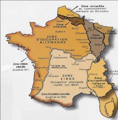 Revenons dans le temps. Que prvoit l'armistice concernant l'occupation du territoire franais et que s'est-il pass rellement ?