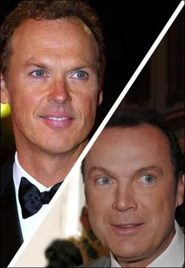 Julien Lepers vs Michael Keaton (a jou le rle de Batman en 1989). Lequel des deux est Julien Lepers, le champion des questions ?