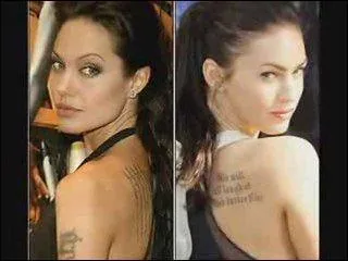 Angelina Jolie vs Megan Fox. Deux bombes, mais l'une d'elle n'est qu'une copie. Laquelle est Megan Fox ?