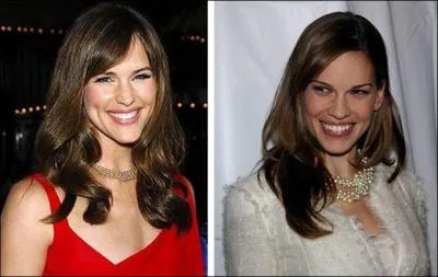 Jennifer Garner vs Hillary Swanks. Laquelle de ces deux actrices est Jennifer Garner ? (alias Mme Ben Afflek )