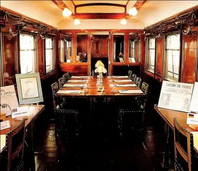 Quel fut le sort du wagon de l'armistice, o furent signes les armistices du 11 novembre 1918 et du 22 juin 1940  Rethondes ?