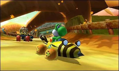 Dans quel  Mario Kart  Yoshi a-t-il ce vhicule ?