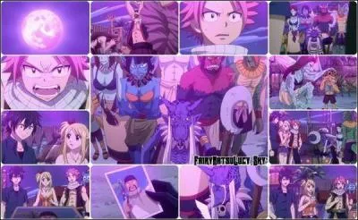 Qui Lucy a-t-elle combattu durant l'pisode de l'le maudite de Galuna ?