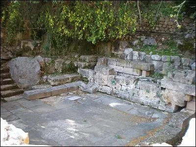 En premier lieu, le thoprope, le consultant, se purifie  la fontaine Castalie. Puis il s'acquitte d'une taxe, le planos, et offre une chvre en sacrifice. Avant de l'gorger, on l'asperge d'eau froide. Si elle frissonne, cela veut dire qu'Apollon est prt ; sinon il vaut mieux s'abstenir. Puis les consultants et la Pythie entrent dans le temple : les paroles de la Pythie sont dites...