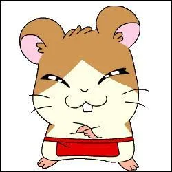 Quel hamster porte toujours un tablier rouge ?