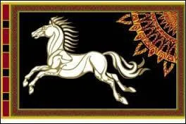 Quelle rgion de la Terre du Milieu est reprsente par cet tendard ?