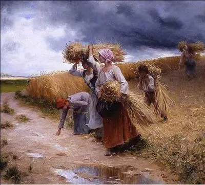 A la saison des fenaisons, on en voyait des faonnes et majestueuses dans la cour des fermes vendennes...