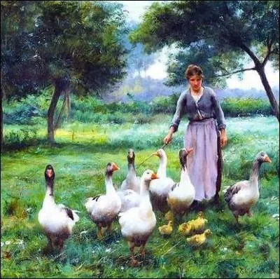 Le petit de l'oie, chez nous en patois venden tait appel...