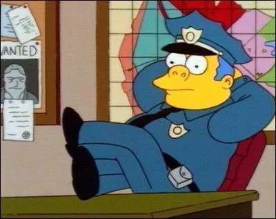 C'est le chef de commissariat de Springfield.