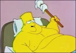 Voici Bart Simpson devenu obse. Mais comment ? 