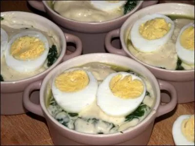 Le lgume est prpar  la Florentine, ce sont :