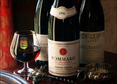 Nous avons savour un  Pommard , grand cru :