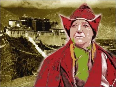 Cette femme journaliste, crivaine et exploratrice fut, en 1924, la premire femme d'origine europenne  sjourner  Lhassa au Tibet...