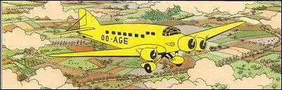 Tintin et le Professeur Halambique se rendent  Prague  bord d'un  Savoia-Marchetti SM 73  dans :