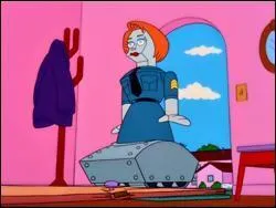 La police de Spingfield ont un robot. Les policiers ont peur d'achever la bagarre dans la famille Simpson, donc ils ont amen le Robot, fabriqu par le professeur John Frink. Comment s'appelle-t-il ?