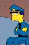 C'est dans  La connection de Springfield , que le Chef Wiggum ordonne  2 policiers de dormir dans la cellule de prison du Commissariat de Police de Springfield. Comment s'appelle-t-il ce premier policier ?