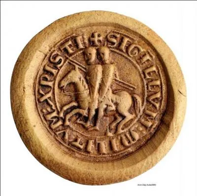 Quel tait le motif reprsent sur le sceau des Templiers ?