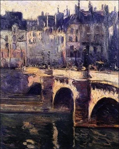Quel artiste franais n au Havre, a peint  Le Pont Neuf  en 1902 ?