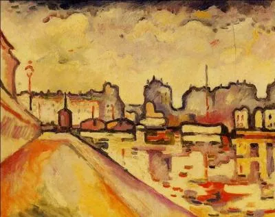 A cette poque, il est influenc par les peintres fauvistes dont il admire la palette colore, et il peint alors beaucoup de vues du canal Saint-Martin, dont cette toile, ralise en 1906. De qui s'agit-il ?