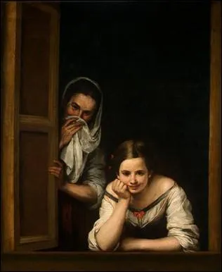 Deux femmes  la fentre, 1655-60