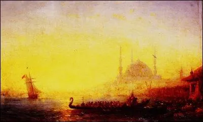 Qui a peint Constantinople au soleil couchant ?