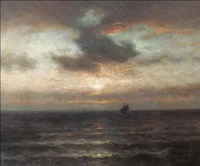 Qui a peint Coucher de soleil sur la mer ?