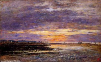 Qui a peint Soleil couchant  Deauville ?