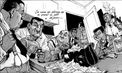 Il est classé 36e, c'est un film sorti en 1963 de Georges Lautner, avec Lino Ventura, Bernard Blier, Francis Blanche, Claude Rich. Je ne préciserais que le prénom de l'auteur des dialogues. Ils sont de Michel ... ! C'est un des derniers grands films en noir et blanc.
Quel est ce film ?