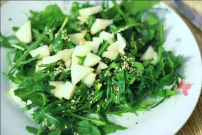 Les sardines seront accompagnes d'une petite salade verte :