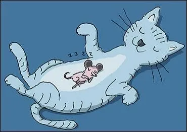 Comment sont  Le chat et la souris  dans le titre d'un conte allemand, rapport par les frres Grimm, et qui raconte l'histoire d'un chat et d'une souris qui se mettent en mnage, avant que le chat ne finisse par croquer la souris ?