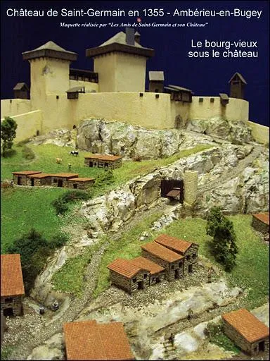 Quand est-ce que le Comte Amde V de Savoie prit la ville d'Ambrieu ainsi que son principal chteau : St Germain ( dont dpend le chteau des Allymes )