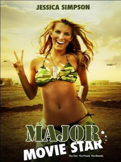 Quel est le titre franais du film amricain  Major movie star  de Steve Miner sorti en 2009 avec la ravissante Jessica Simpson ?