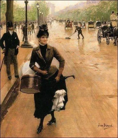 Qui a peint La modiste (dont on voit trs bien la voilette en agrandissant la photo) ?