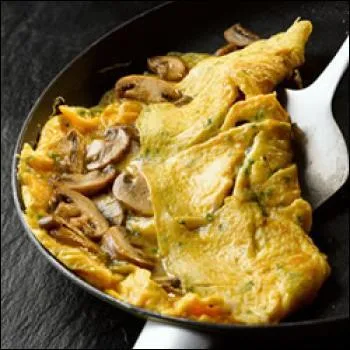 Un de nos invits n'aime pas le homard, je lui ai donc prpar,  la va-vite, une omelette aux ...