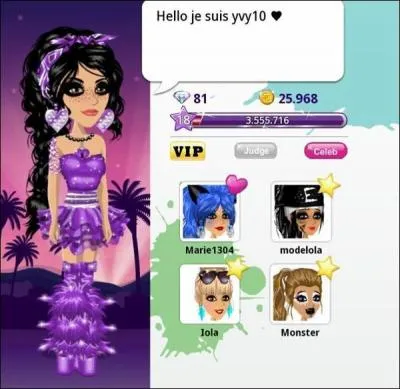 Sur l'application MSP sur la tablette, peut-on signer un autographe à une Moviestar ?