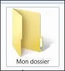 Par quoi l'icne d'un dossier partag est-elle caractrise ?