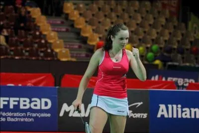 Numro 7 franaise, elle a gagn le double dames cette saison aux Championnats de France. Qui est-elle ?