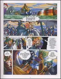 On apercoit le capitaine Shamira entre deux scnes. Avec qui discute-t-elle ?