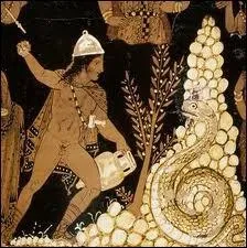 Par qui fut tu Python, le fils de Gaa ou d'Hra ?