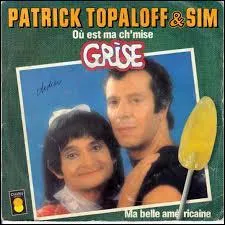 Quelle était la couleur de la chemise que cherchaient Sim et Patrick Topaloff ?