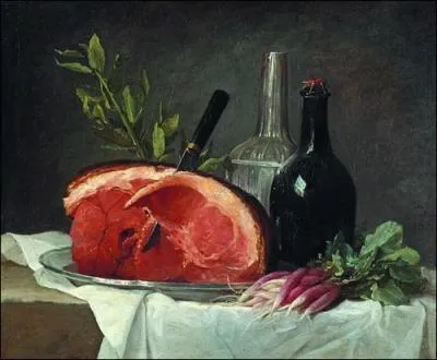 Parfaitement, il y aura de belles tranches fines de -------- dont la chair de couleur rouge fonc uniforme a une paisseur de gras variable. Il est fondant en bouche, de saveur dlicate et trs sale.