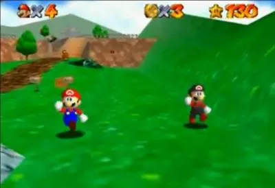 De quel jeu est tire cette image (deux Mario bizarres) ?