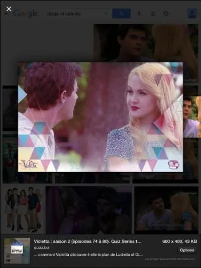 En change de quoi Diego aide-t-il Ludmila ?