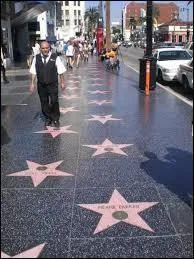 A-t-elle une toile sur Hollywood Boulevard ?