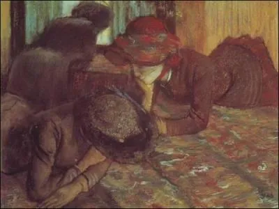 Qui a peint Conversation chez la modiste ?