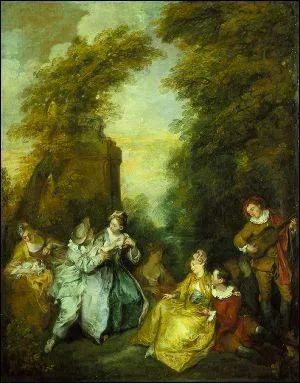 Qui a peint Conversation galante ?