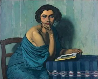 Qui a peint cette femme  table sur cette toile nomme   Le retour de la mer  ?