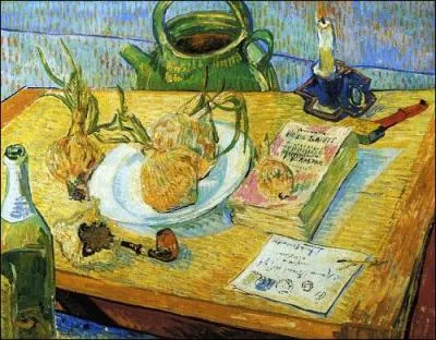 Qui a peint cette table sur ce tableau appel  Nature morte aux oignons  ?