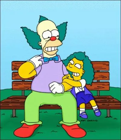 De quel instrument la fille de Krusty joue-t-elle ?