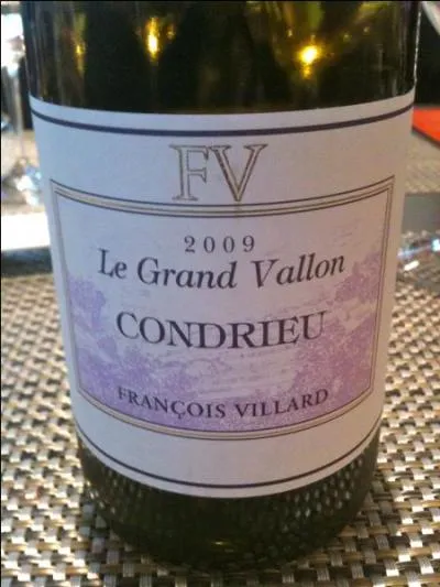 Le Condrieu tait un excellent vin :